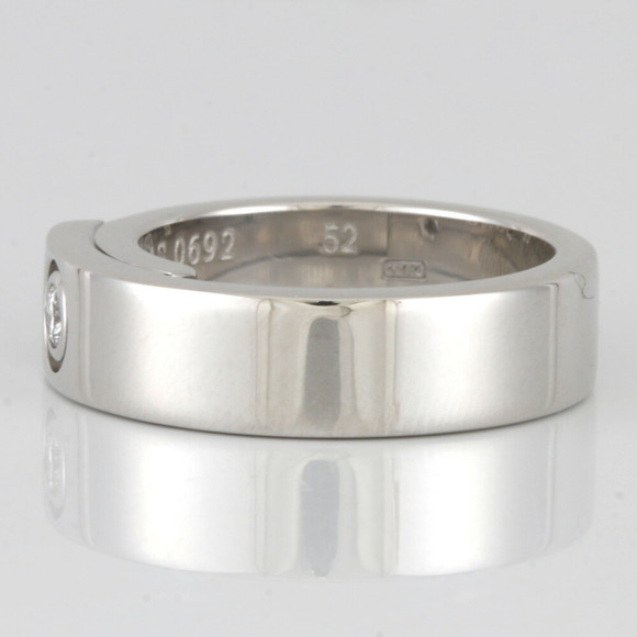 CARTIER White Gold [18K] Diamond Ring Silver - Picture 4 of 7